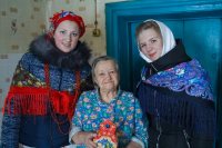 Поздравление пожилых и инвалидов села с праздником Рождества Христова